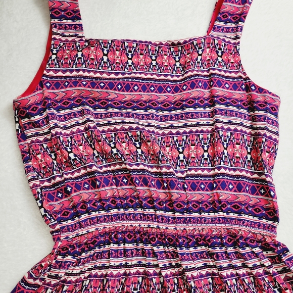 Cloud Sky Women's Summer Multi Print Mini Dress Women's Size M - Picture 6 of 7